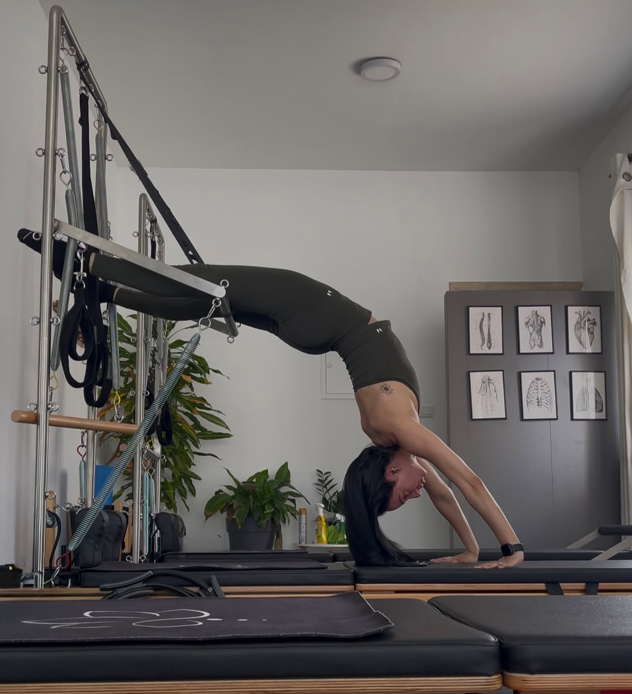 Pilates practice at Auroralia